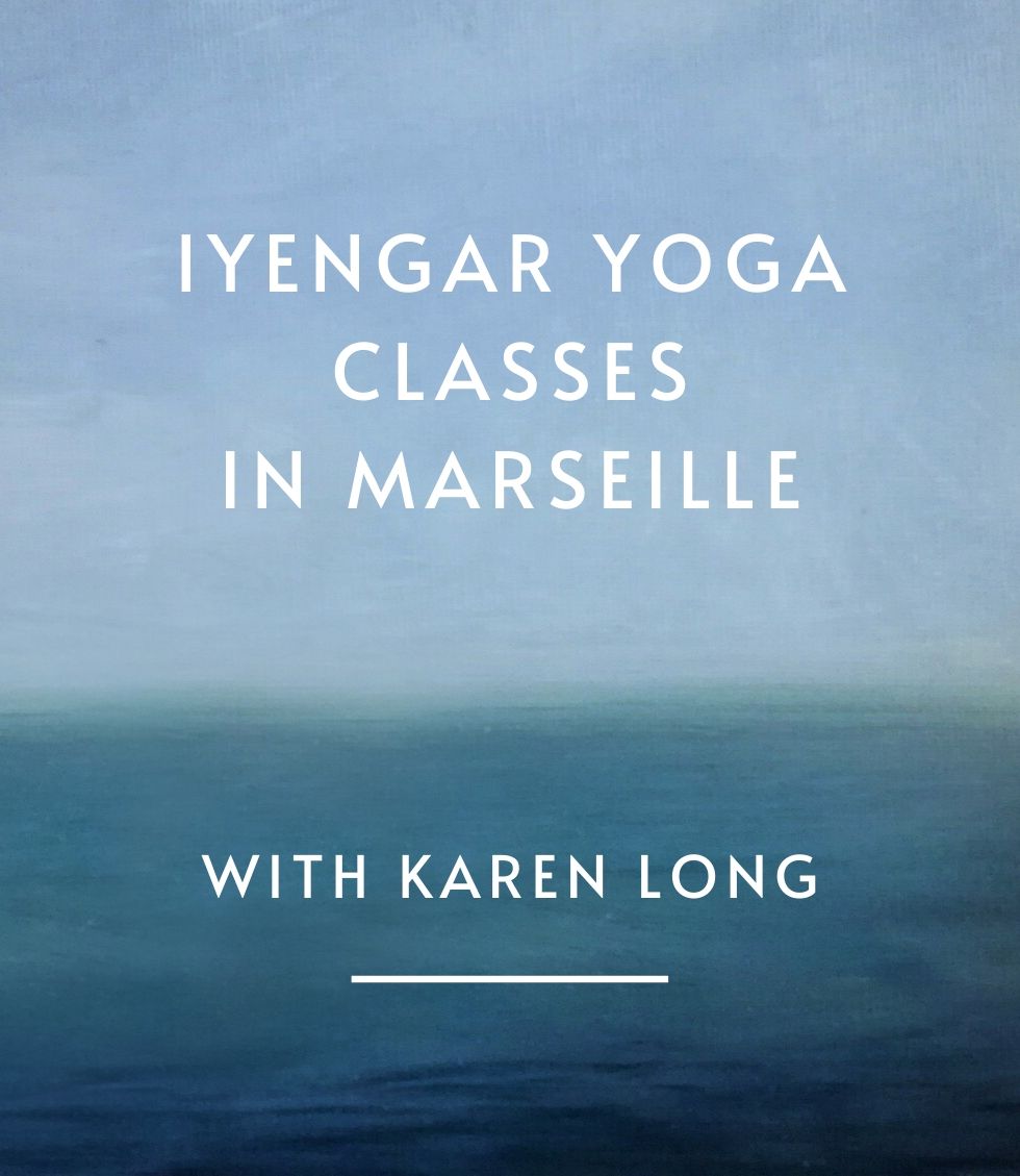 Iyengar yoga classes in Marseille with Karen Long