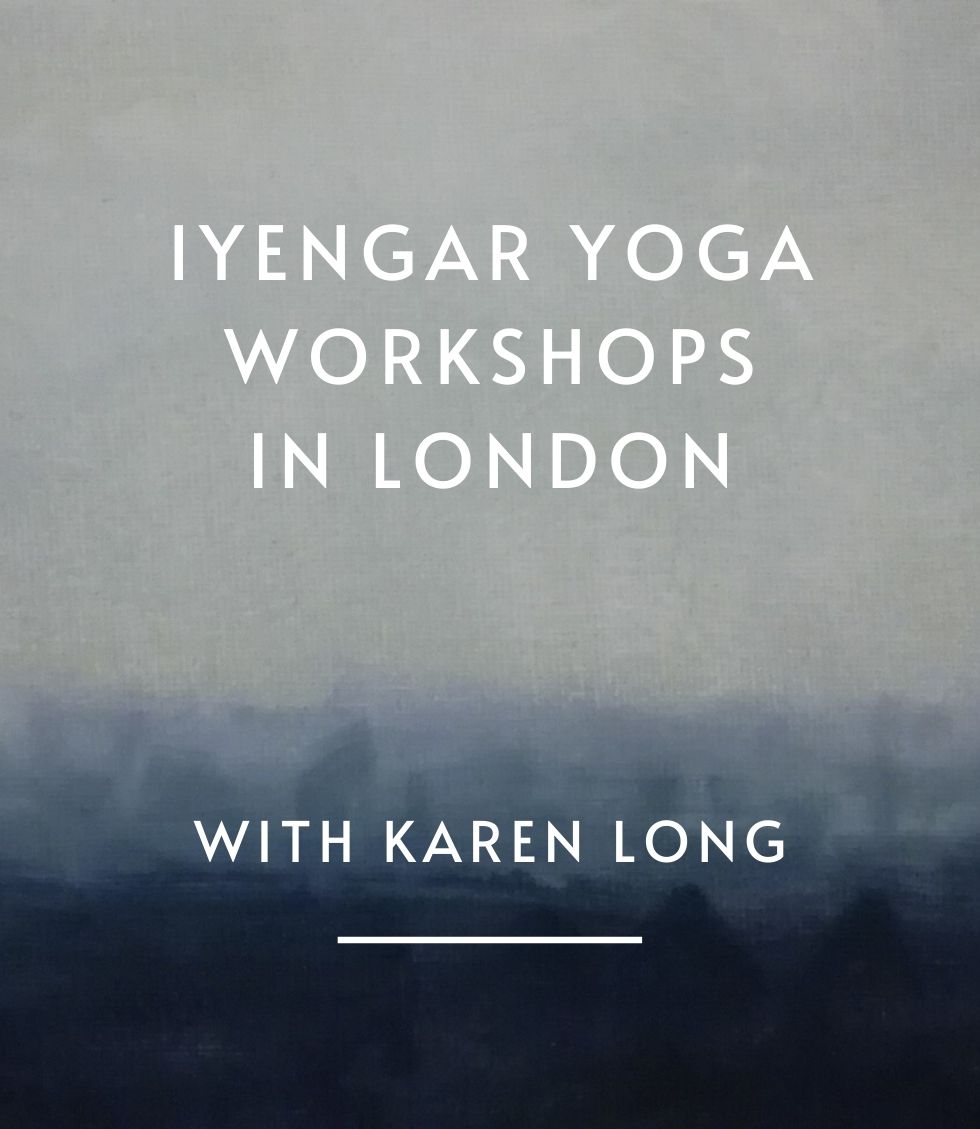 Iyengar yoga in London with Karen Long